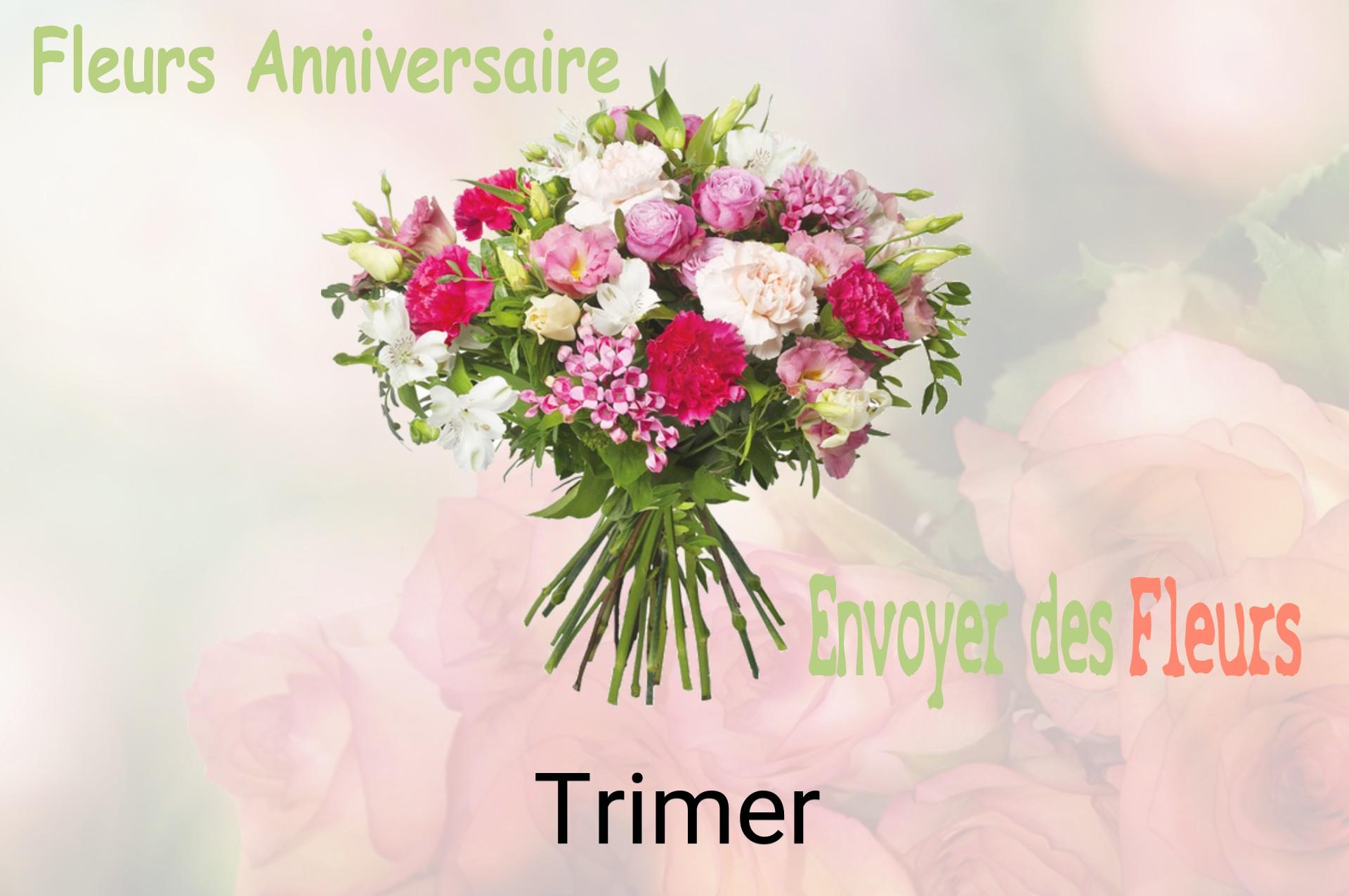 Bouquet de fleurs d’anniversaire livré à Trimer