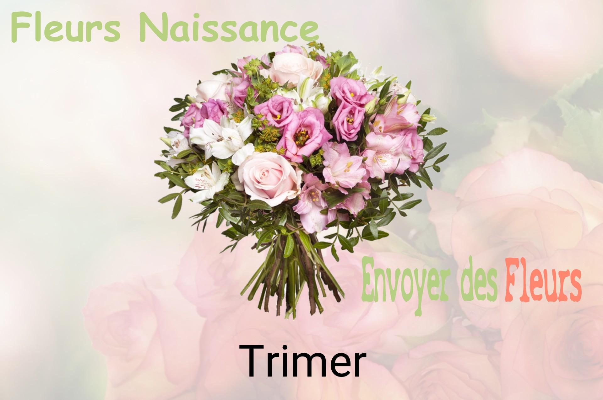 Bouquet de fleurs de naissance livré à Trimer